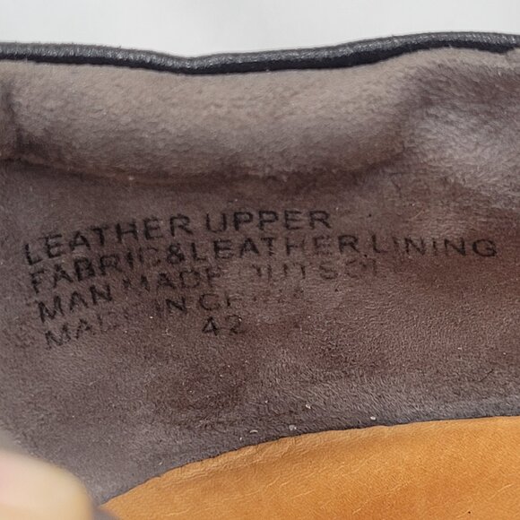 ZIERA Black Leather Gummibear Mary Jane Size 42 / 11.5 Comfort Lightweight - Picture 10 of 11